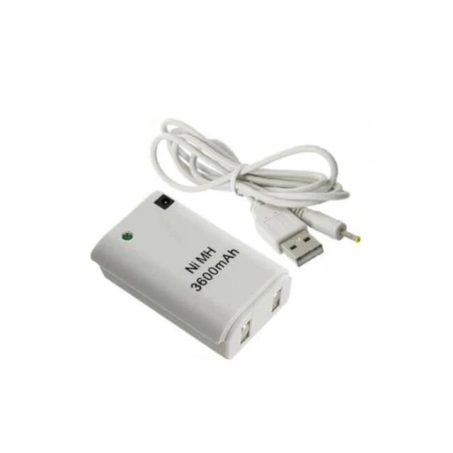 For Xbox 360 Battery 4800MAH/3600MAH Rechargeable Battery Pack Plug Play Charger Cable For Xbox 360 Battery