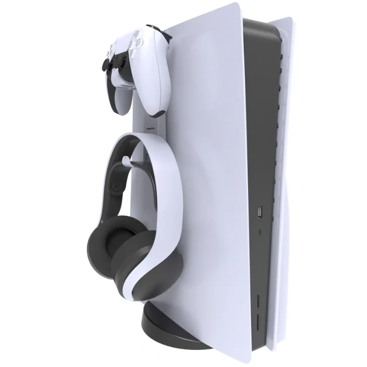 Headset Hook Console Gamepad Holder Hanger Mount Stand For PS5/Xbox Series/PS5 Slim Console Controller Stand Bracket