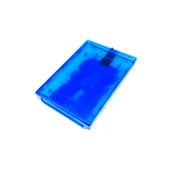 For XBox 360 S for 360 Slim Hard Drive Shell Case Older for XBox 360 Hard Drive Slim CLEAR BLUE