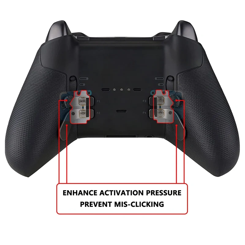 Original Increase Back Paddle Pressure Pad for Xbox Elite Series 2 Controller Enhancement Metal Pad Kits