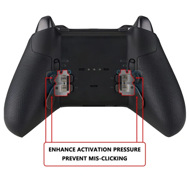 Original Increase Back Paddle Pressure Pad for Xbox Elite Series 2 Controller Enhancement Metal Pad Kits