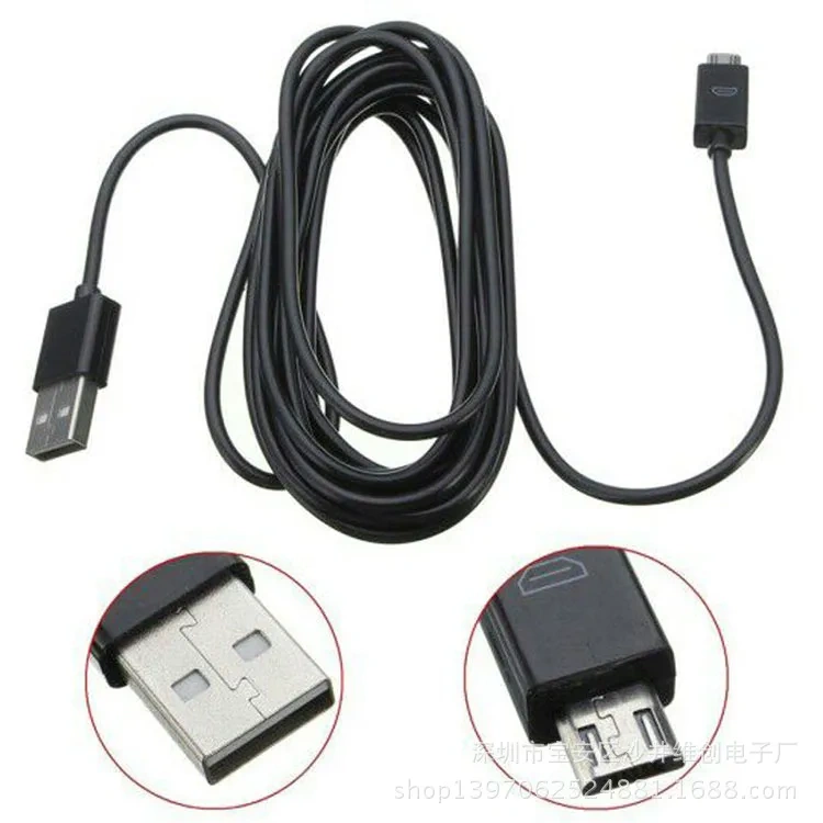 Wholesale Charger Cable For PS4 For Xbox One controller 3M USB Charger Cord For PS4/SLIM/Pro Controller Charger Cables