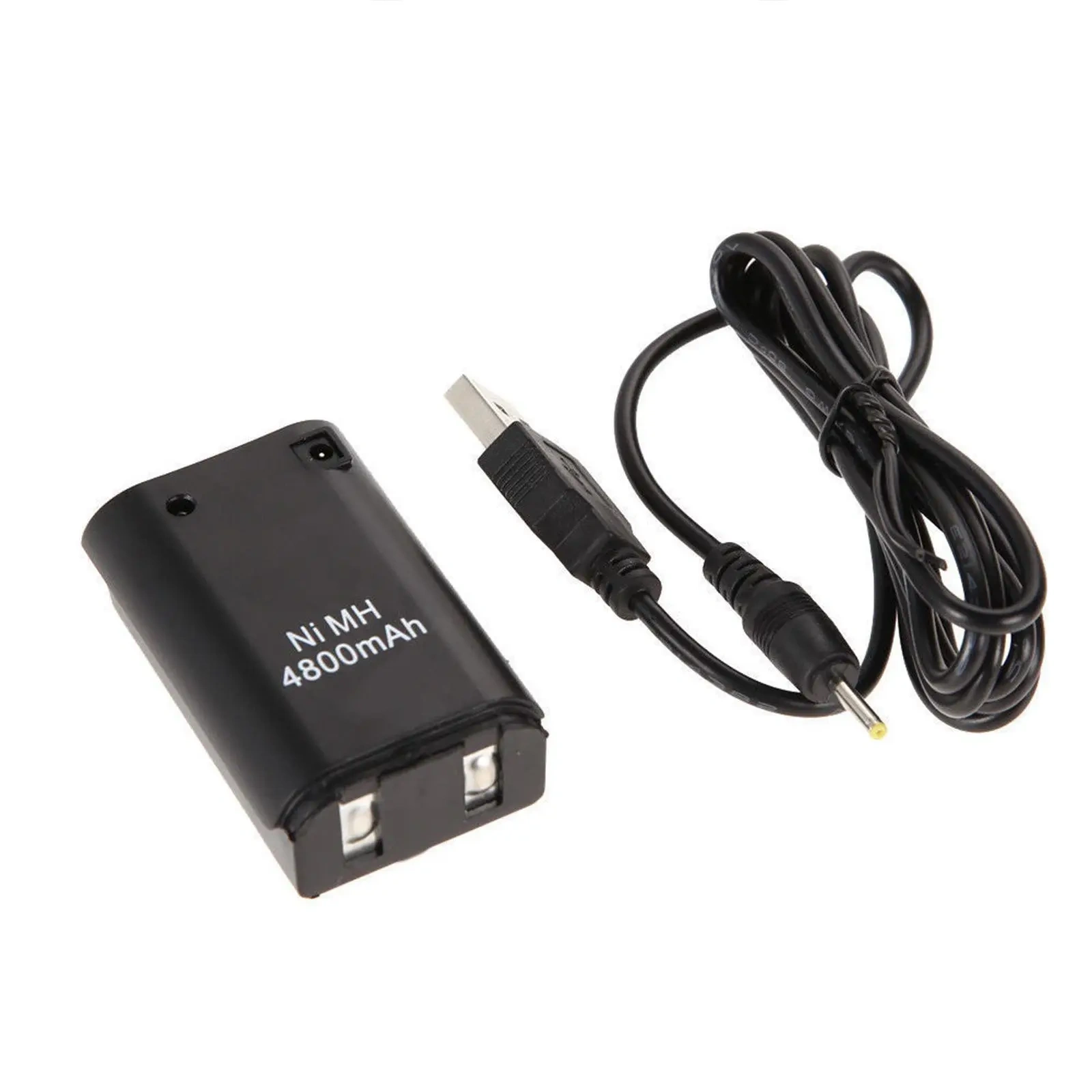 For Xbox 360 Battery 4800MAH/3600MAH Rechargeable Battery Pack Plug Play Charger Cable For Xbox 360 Battery