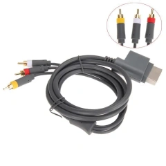 For Xbox 360 AV Cable HD TV Composite Audio Video Game Consoles Wire Lead Optical Cables Cord for Xbox 360 AV Cable