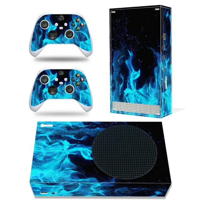 For XBOX series S game machine with controller protection colorful sticker accessories