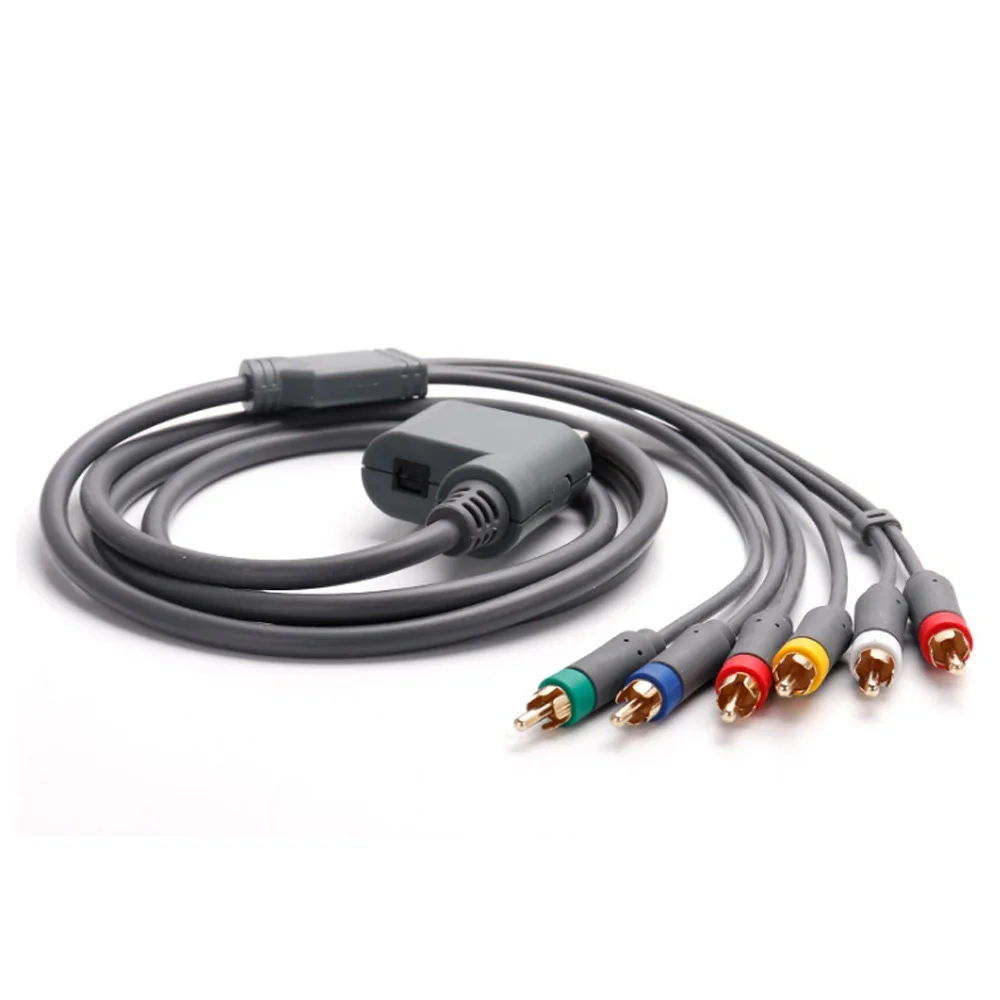 Component HD AV Cable Audio Video TV Lead with Switch for Xbox 360 HDTV AV Cable Cord