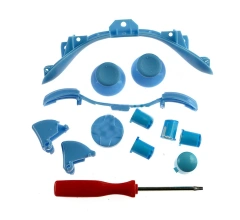 Replacement Full Buttons Mod Kit ABXY, Bumpers for Xbox 360 Controller Buttons