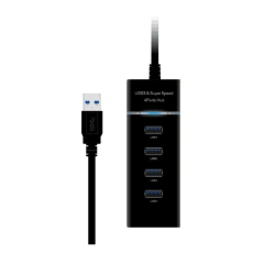External USB 3.0 Expansion Hub Splitter Adapter for PS4 SLIM/PRO for Xbox ONE Slim for PC 4 Port USB Hub