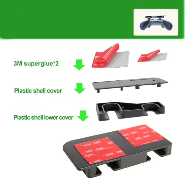 Controller under desk mount/holder for Xbox one/360/Switch pro Controller Stand Holder Bracket