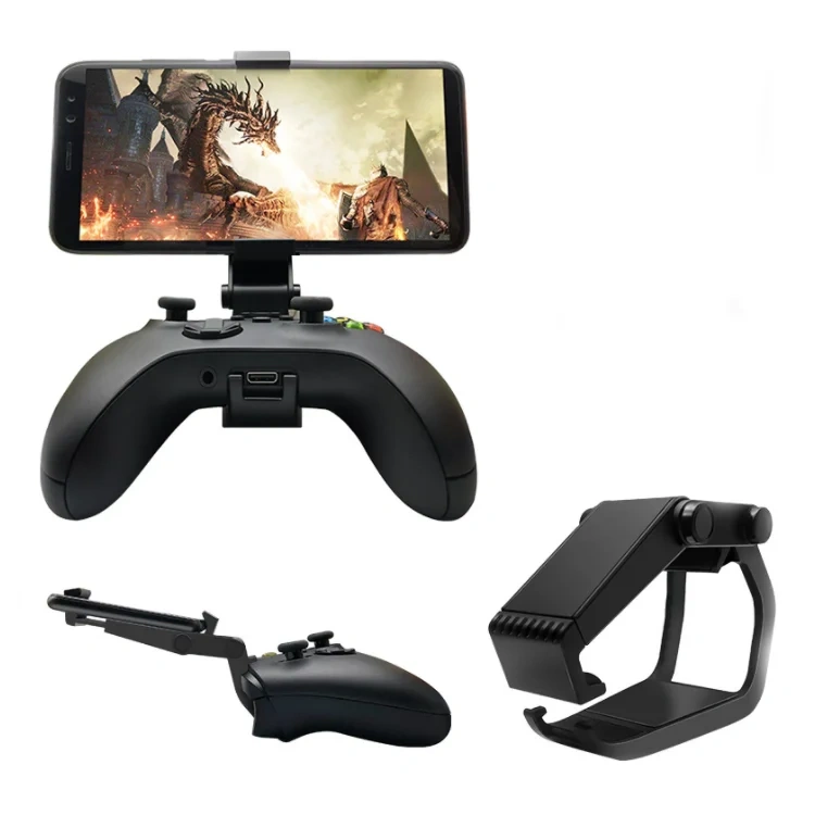 Adjustable Controller/Phone Clip Bracket For Xbox Series S X Controller Mobile Phone Holder Clip