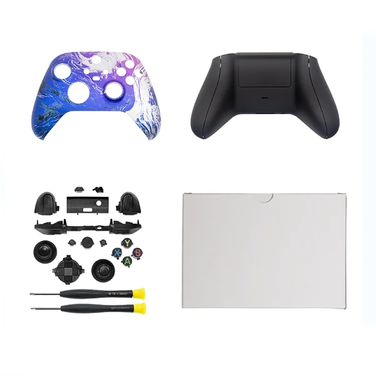 Faceplate Housing Shell Case Buttons Replacement for Xbox Series X S Controller Cover Faceplate Shell Case