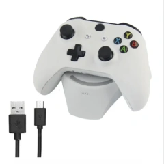 Controller Charging Dock and Rechargeable Battery Set For Xbox One S Wireless Controller Charger Stand Charging Dock Station