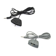 Replacement Talkback Puck Cable Headset Adapter for Xbox 360 Live Chat Headset Headphone Cable