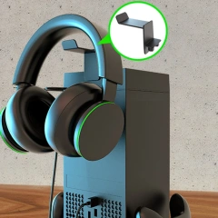 High Performance Cooling Hanging Bracket for Xbox Series X Automatic Fan RGB LED Display