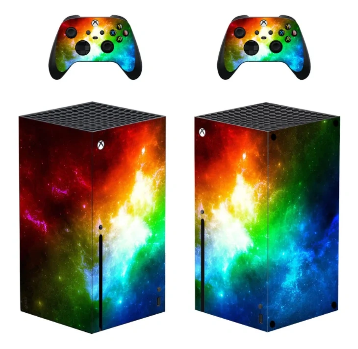 Sticker Housing Skin Cover for Xbox Series X Game Console and Controller Skin Vinyl Cover Decal Sticker