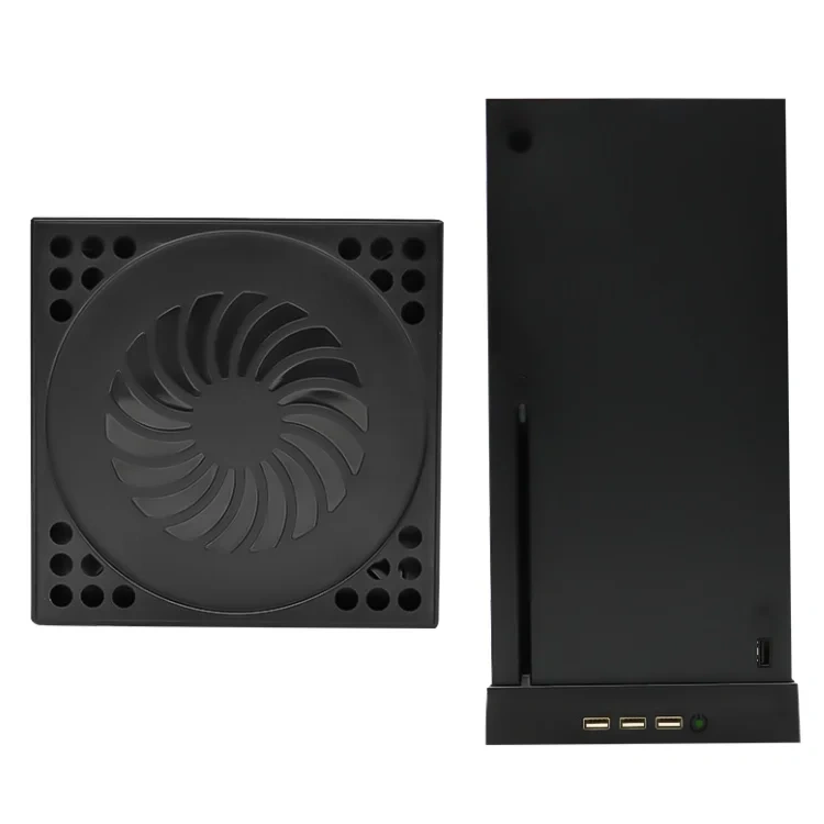 Vertical USB Cooling Fan Stand Cooler For Xbox Series X Game Console Accessories Fan Cooling Stand Station
