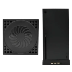 Vertical USB Cooling Fan Stand Cooler For Xbox Series X Game Console Accessories Fan Cooling Stand Station