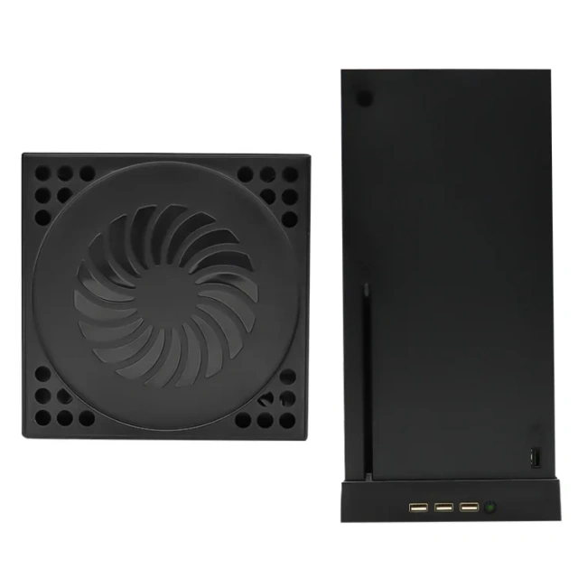 Vertical USB Cooling Fan Stand Cooler For Xbox Series X Game Console Accessories Fan Cooling Stand Station