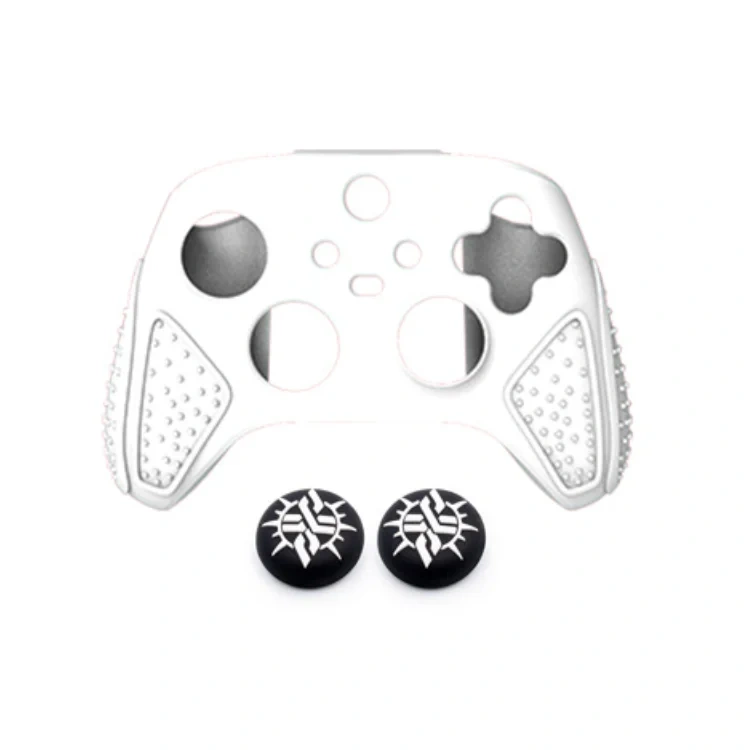 Silicone Case + Thumb Grips For XBOX Series X Controller Case Skin Anti Slip Protective Case Joystick Cover