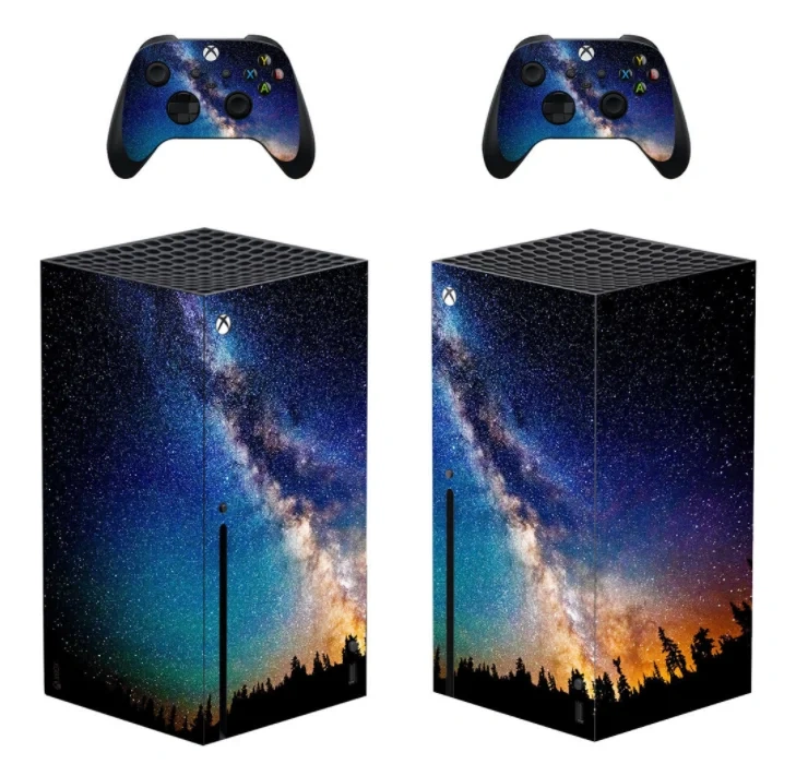 Sticker Housing Skin Cover for Xbox Series X Game Console and Controller Skin Vinyl Cover Decal Sticker