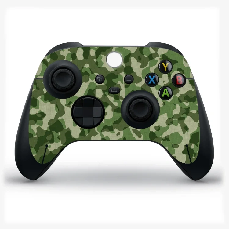 Camouflage Vinyl Skin Sticker for Xbox Series S X Game Controller Sticker Cover Protective Skin Film