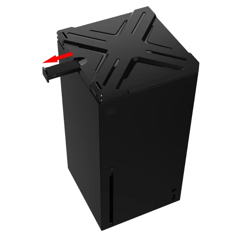 Top Protective Dust Cover Case For Xbox Series X Console Accessories Dustproof Cover with Headset Headphone Holder Storage Hook