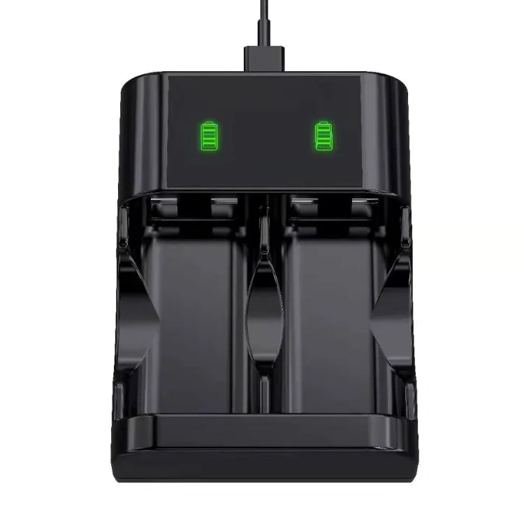 Battery Charging Dock Charger for Xbox one/S/Series X Controllers Battery Charging Dock with 2 Rechargeable Battery Packs