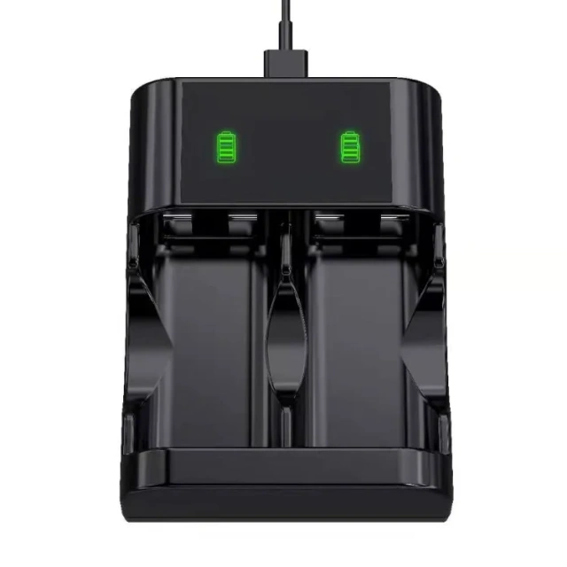 Battery Charging Dock Charger for Xbox one/S/Series X Controllers Battery Charging Dock with 2 Rechargeable Battery Packs