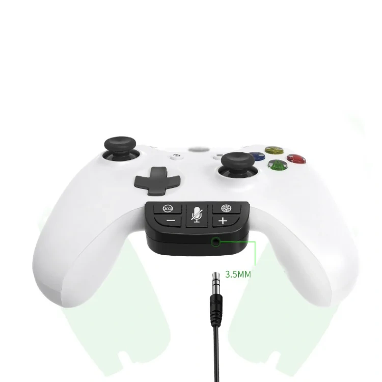 Controller Headset Adapter Converter for Xbox One Game Wireless Controller Audio Sound Enhancer Headset Adapter