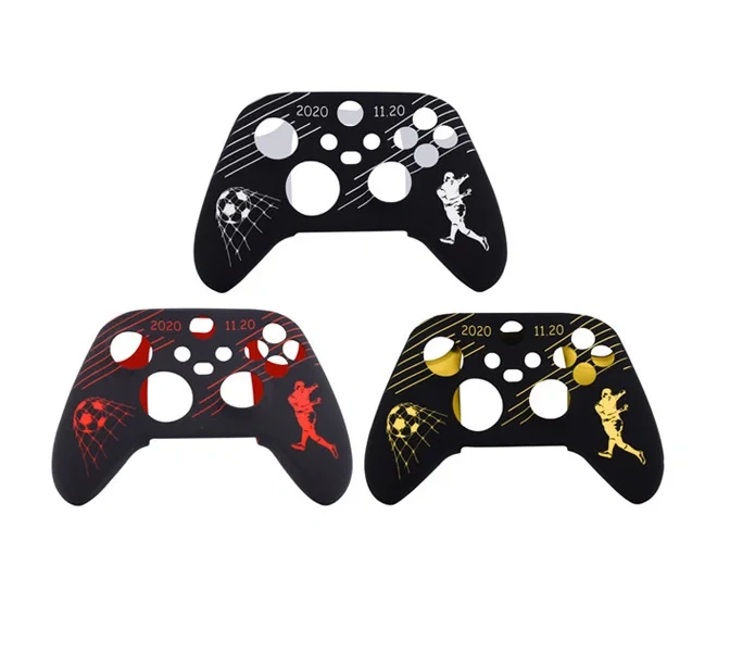 Silicone colorful cover anti slip and anti sweat protective case for Xbox series S/X game controller soft cover case