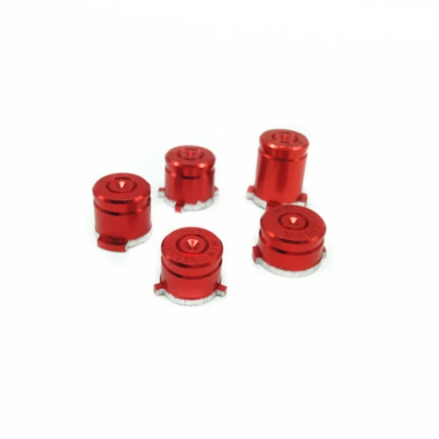 Metal Bullet Buttons ABXY Button Mod Kit for Xbox One Wireless Controller Part Metal Buttons Set