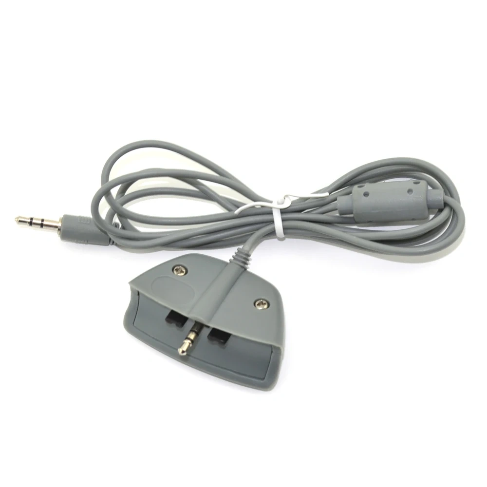 Replacement Talkback Puck Cable Headset Adapter for Xbox 360 Live Chat Headset Headphone Cable