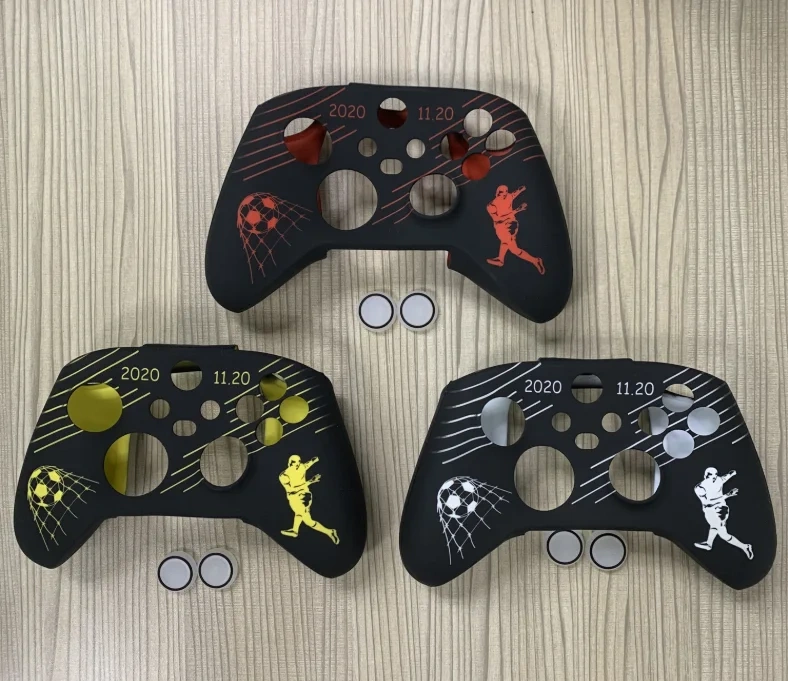 Silicone colorful cover anti slip and anti sweat protective case for Xbox series S/X game controller soft cover case
