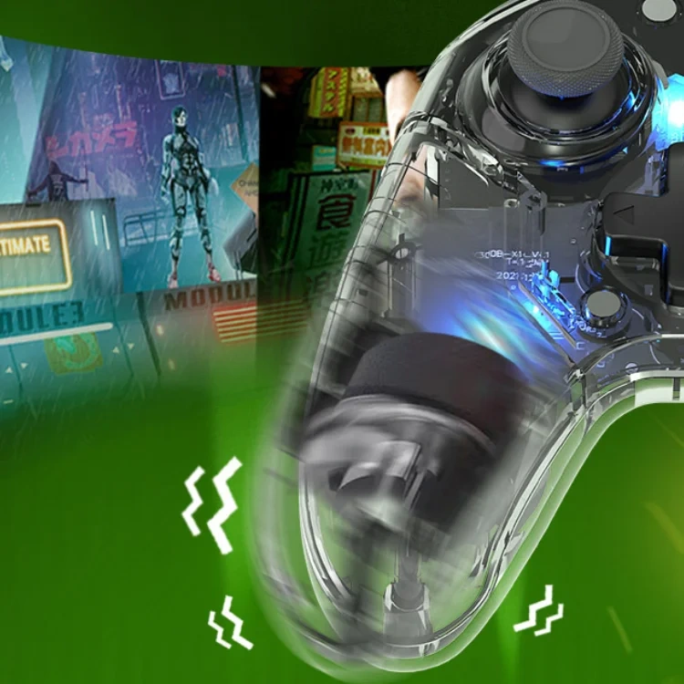 Transparent Lights Wired Game Controller For Xbox One PC Gamepad Cool Colorful Wired Controller