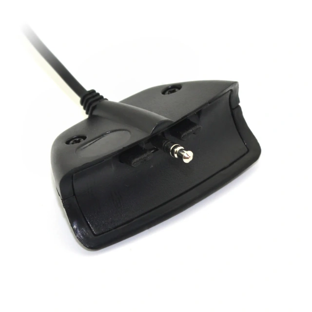 Replacement Talkback Puck Cable Headset Adapter for Xbox 360 Live Chat Headset Headphone Cable