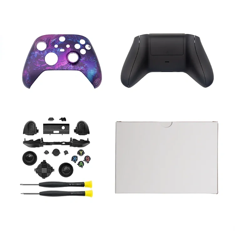 Faceplate Housing Shell Case Buttons Replacement for Xbox Series X S Controller Cover Faceplate Shell Case