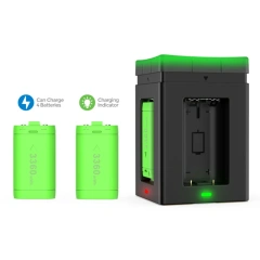 Rechargeable Controller Battery Pack with Charger for Xbox Series S/X Wireless Controller Battery Charger Charging Dock