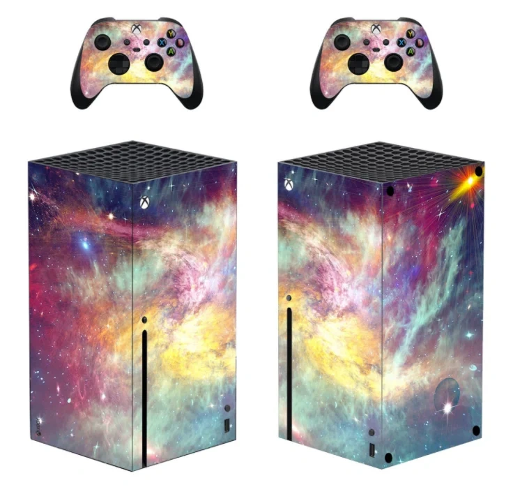 Sticker Housing Skin Cover for Xbox Series X Game Console and Controller Skin Vinyl Cover Decal Sticker