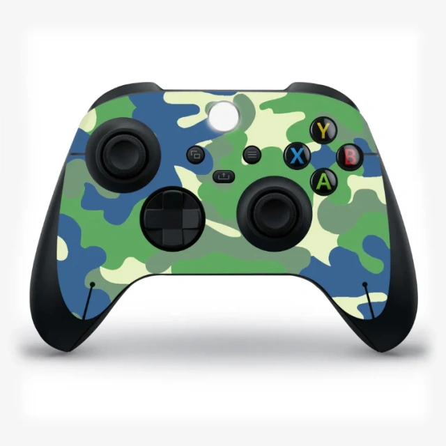 Camouflage Vinyl Skin Sticker for Xbox Series S X Game Controller Sticker Cover Protective Skin Film