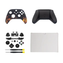 Faceplate Housing Shell Case Buttons Replacement for Xbox Series X S Controller Cover Faceplate Shell Case