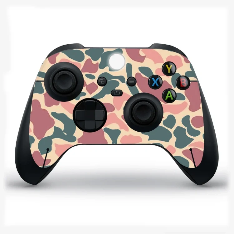 Camouflage Vinyl Skin Sticker for Xbox Series S X Game Controller Sticker Cover Protective Skin Film