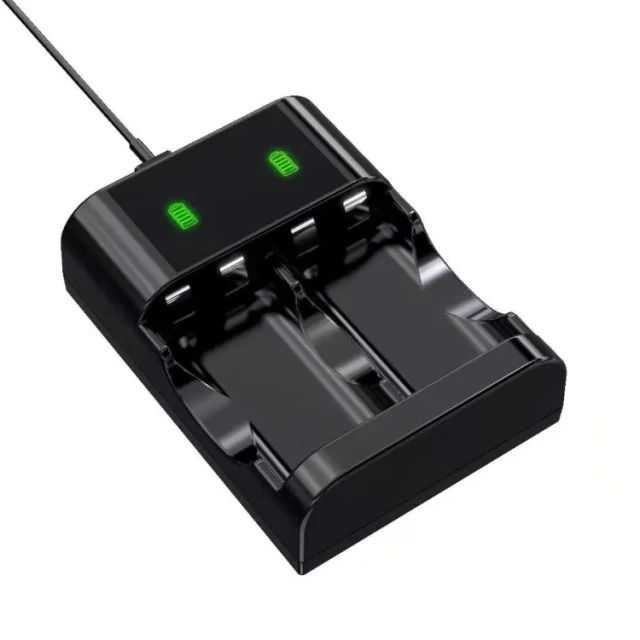Battery Charging Dock Charger for Xbox one/S/Series X Controllers Battery Charging Dock with 2 Rechargeable Battery Packs