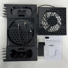 High Performance Cooling Hanging Bracket for Xbox Series X Automatic Fan RGB LED Display