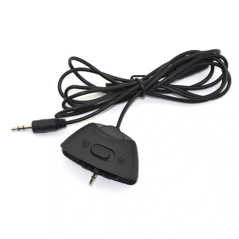 Replacement Talkback Puck Cable Headset Adapter for Xbox 360 Live Chat Headset Headphone Cable