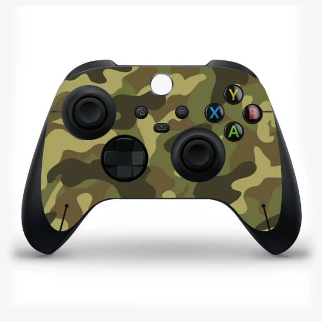 Camouflage Vinyl Skin Sticker for Xbox Series S X Game Controller Sticker Cover Protective Skin Film