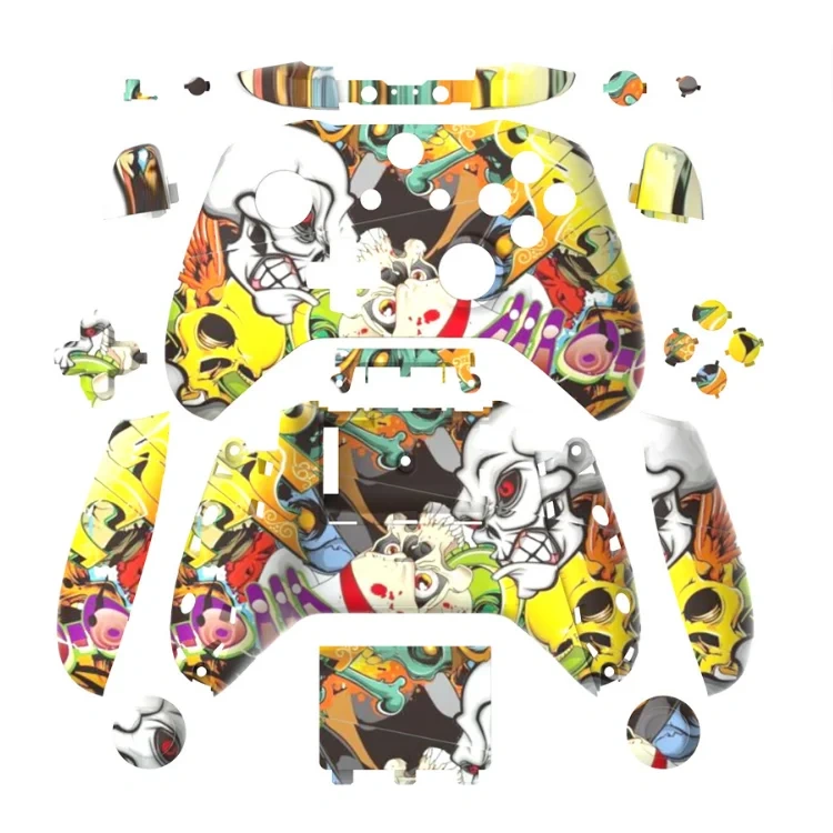 Colorful Controller Replacement Shell for Xbox One S Controller Gamepad Front Back Full Housing Shell Case