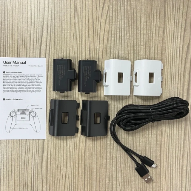 High Quality 1400mAh Controller Battery Pack Universal Battery for Xbox Series/ONE/S/X Charging Set
