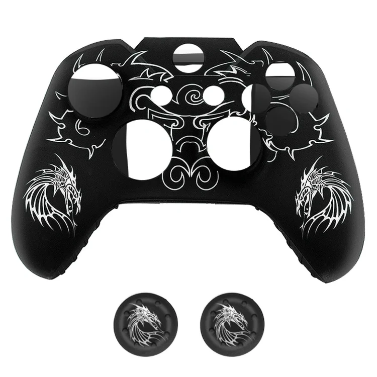 For Xbox One Controller Skin Cover Case Protective Silicone Rubber Grip Case with Joystick Thumb Grips Cover