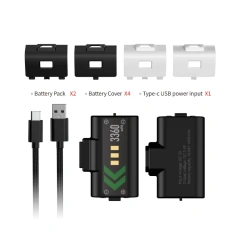 High Quality 1400mAh Controller Battery Pack Universal Battery for Xbox Series/ONE/S/X Charging Set