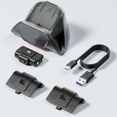Battery Charging Dock Vertical Stand For Xbox One/Series X/S Controller Charger Stand Gaming Charging Station with Battery Set